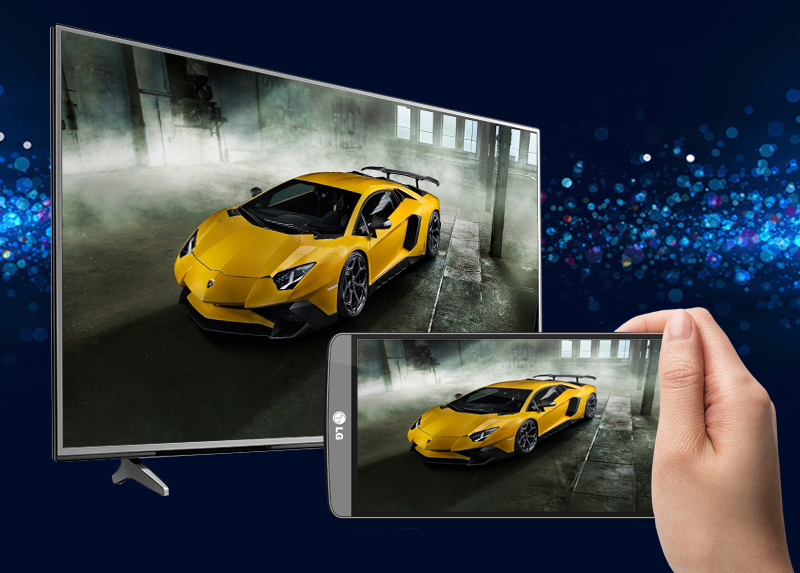 Smart TV LG 49 inch 49UJ633 T Chia sẻ hình ảnh điện thoại lên tivi