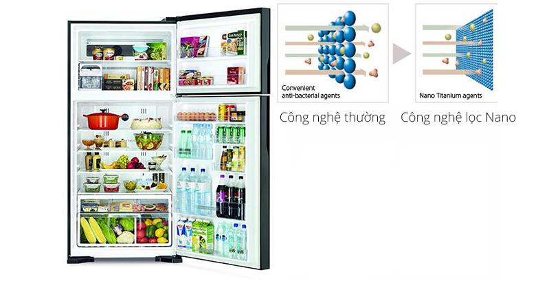 tủ lạnh R-T230EG1 với công nghệ khử mùi