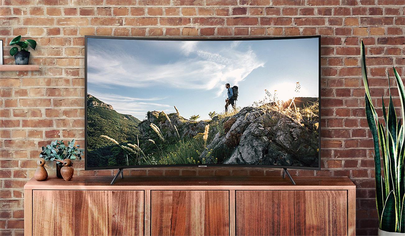 Smart Tivi 4K Samsung 55NU7300 Thiết kế hiện đại