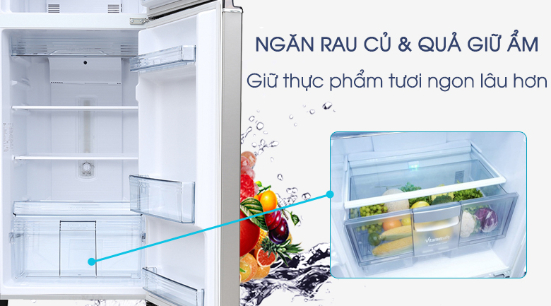 Tủ lạnh Panasonic inverter 267 lít NR-BL308PSVN Ngăn giữ ẩm