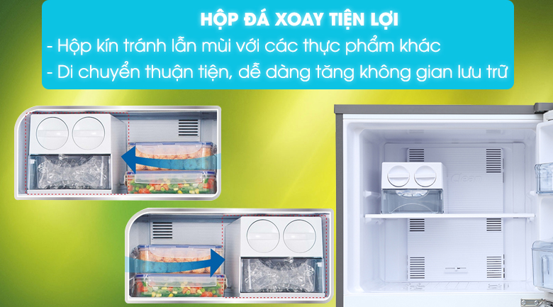 Tủ lạnh Panasonic inverter 267 lít NR-BL308PSVN Hộp đá xoay tiện lợi