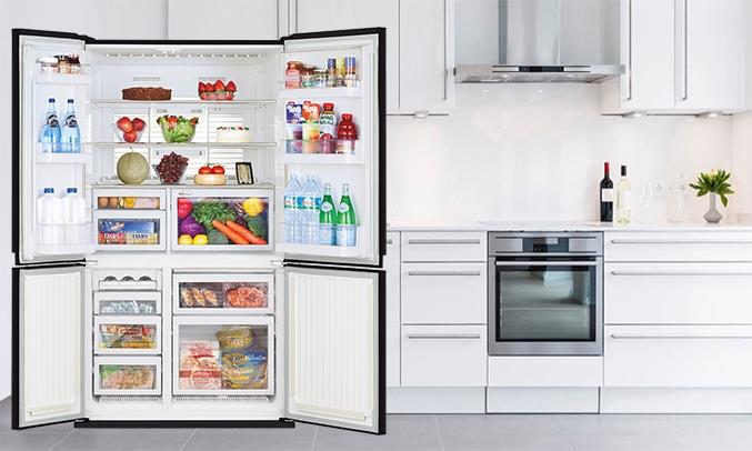 Tổng quan thiết kế tủ lạnh Mitsubishi 4 cửa 